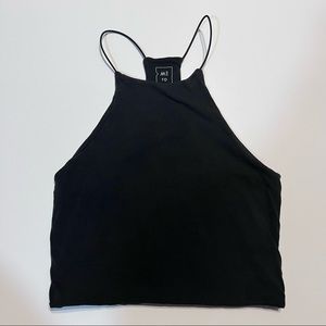 PacSun Me to We Black Racerback Style Tank Top Size S